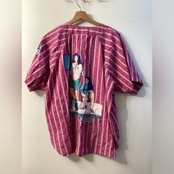 Vintage E Sleep Boxer Baseball Jersey Size 3X Retro Team Shirt - Picture 6 of 11